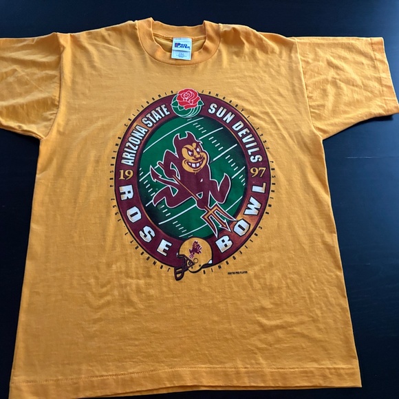 NWOT Vintage 1997 Mens Pro Player Arizona Devils Rose Bowl T Shirt Large Medium - Picture 3 of 4